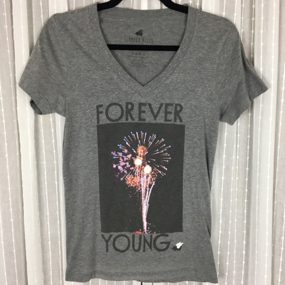 Glamour Kills Forever Young Fireworks Tee